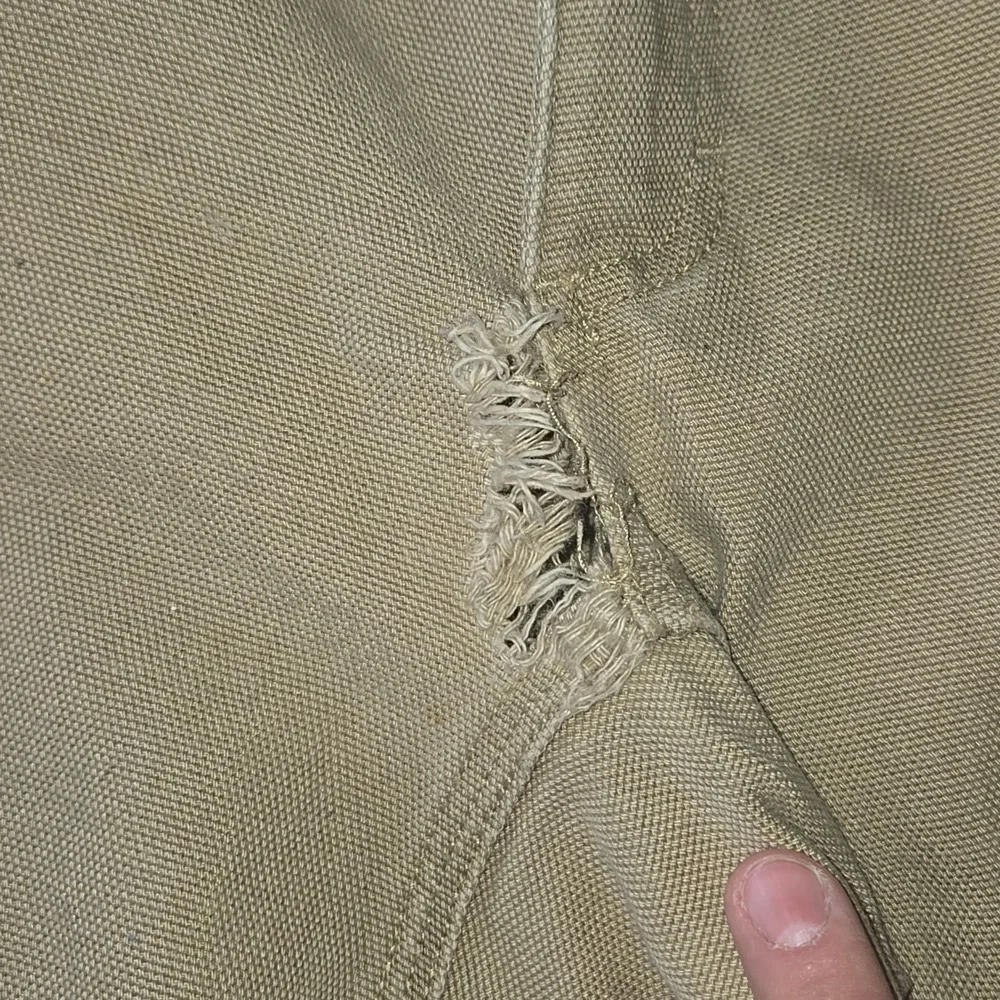Deluth Tan Cargo Double Knee Well Loved Pants Size 30
